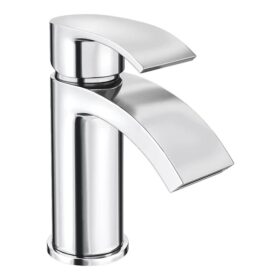 Chrome Basin Mixer Tap 138.5mm Brass Single Lever Modern Bathroom